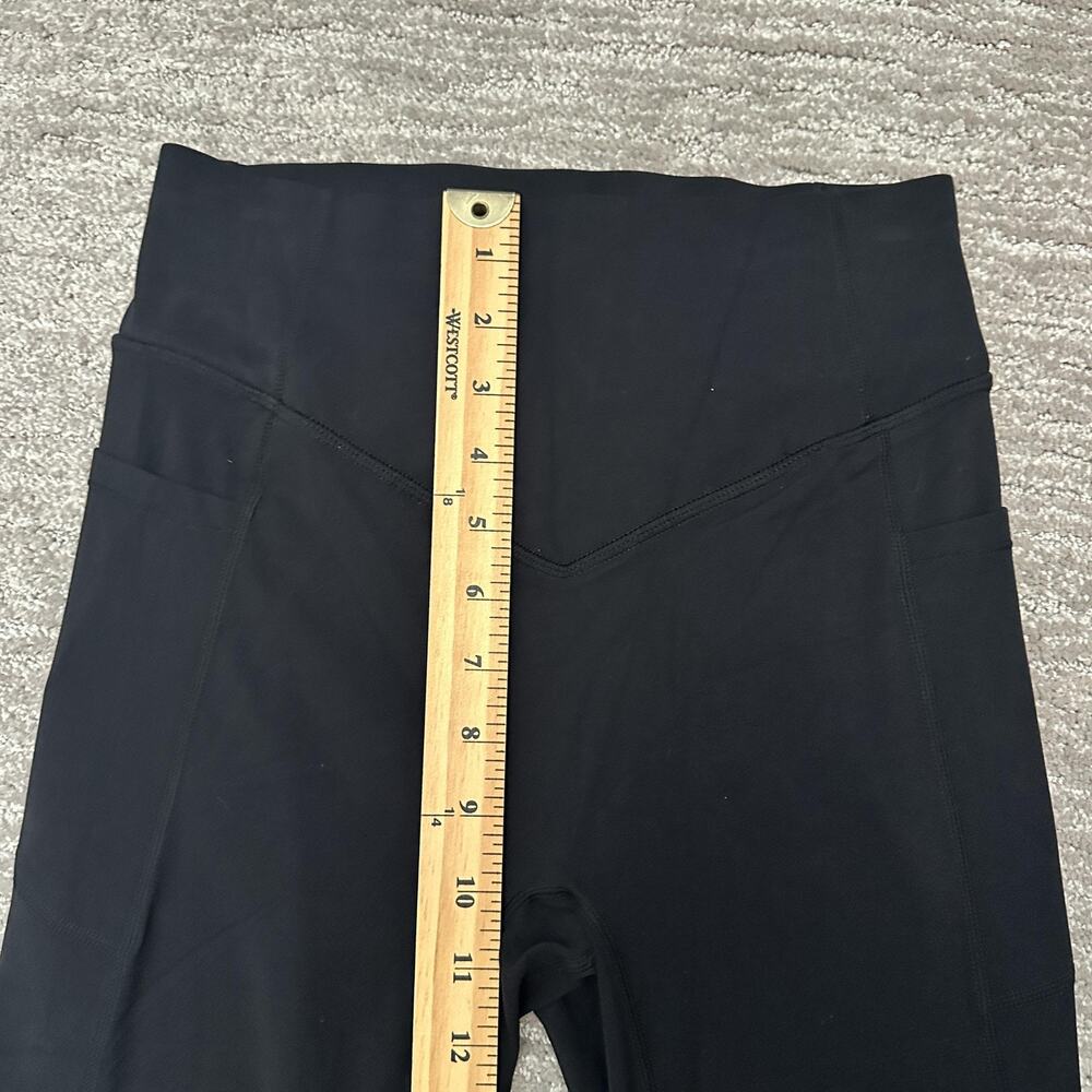 Halara Leggings Womens Small Black UltraSculpt Flare High Rise Pockets Yoga - Picture 12 of 13